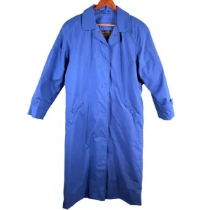Eddie Bauer Outdoor Outfitter Women S/P Goose Down Long Trench Coat Rain Jacket