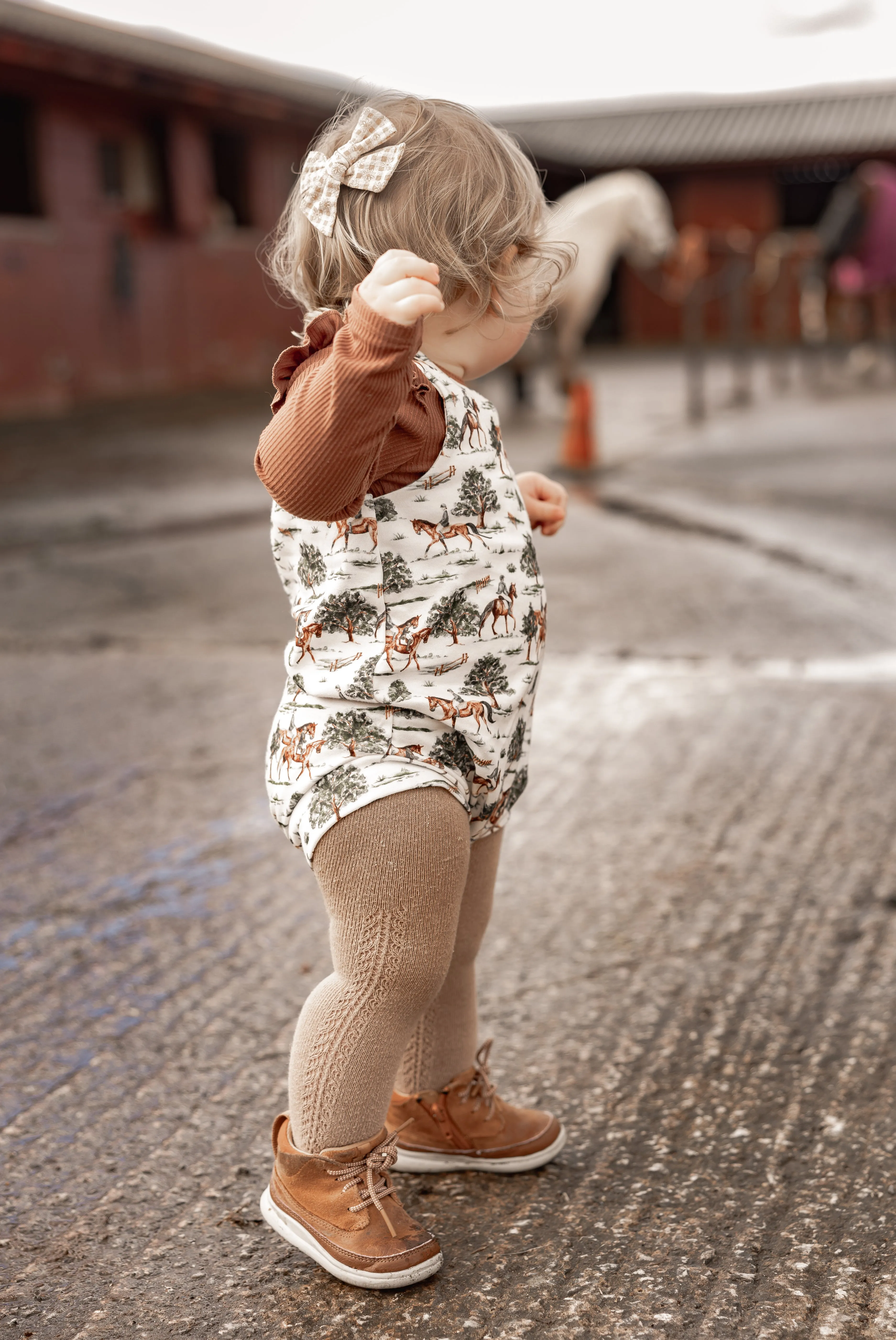 Equestrian Bloomer Romper