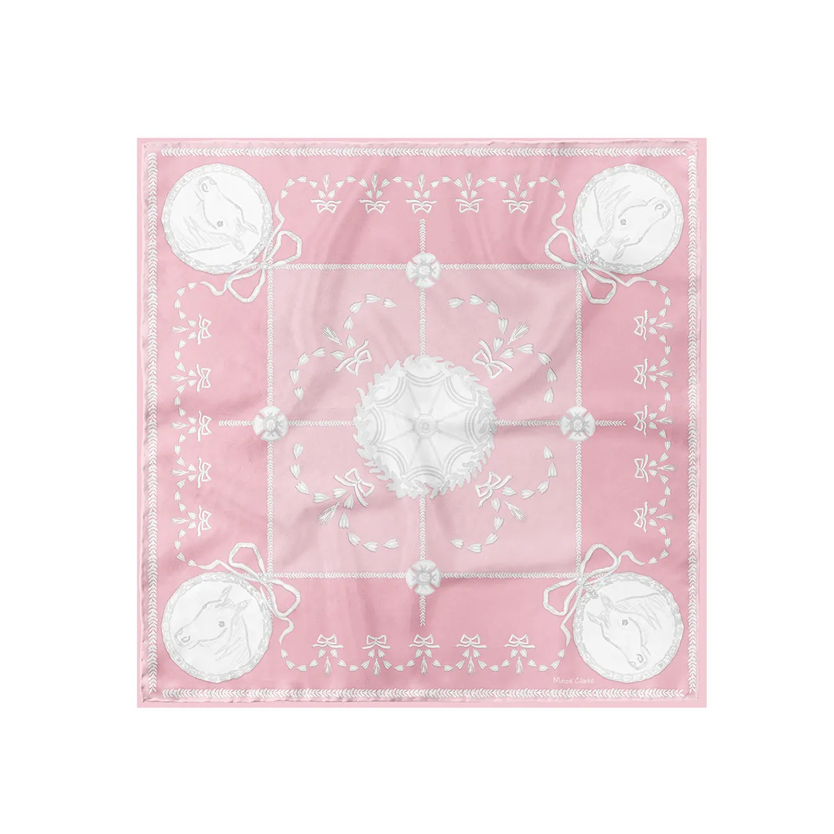 Equestrian Cameo Scarf