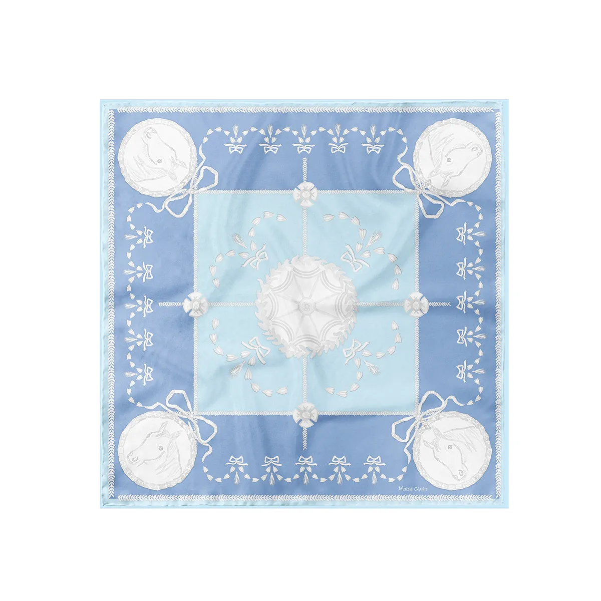 Equestrian Cameo Scarf