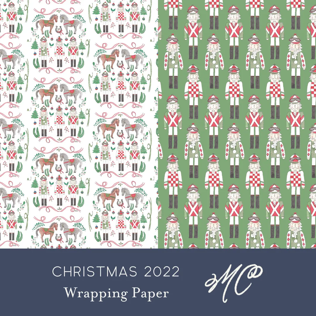Equestrian Nutcracker Wrapping Paper