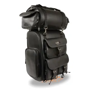 Extra Large Two Piece PVC Touring Pack w/ Reflective Piping (14X17X7)