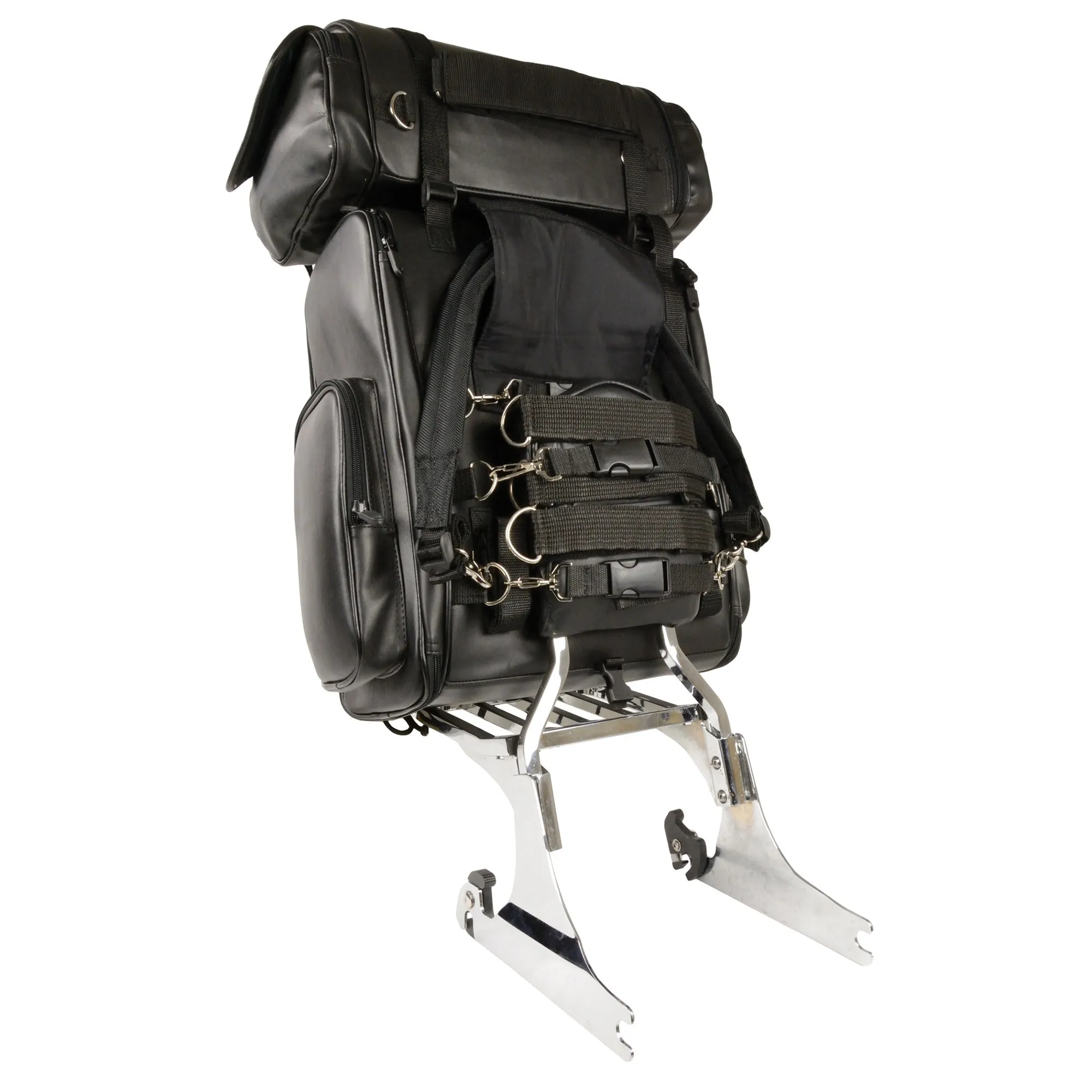 Extra Large Two Piece PVC Touring Pack w/ Reflective Piping (14X17X7)