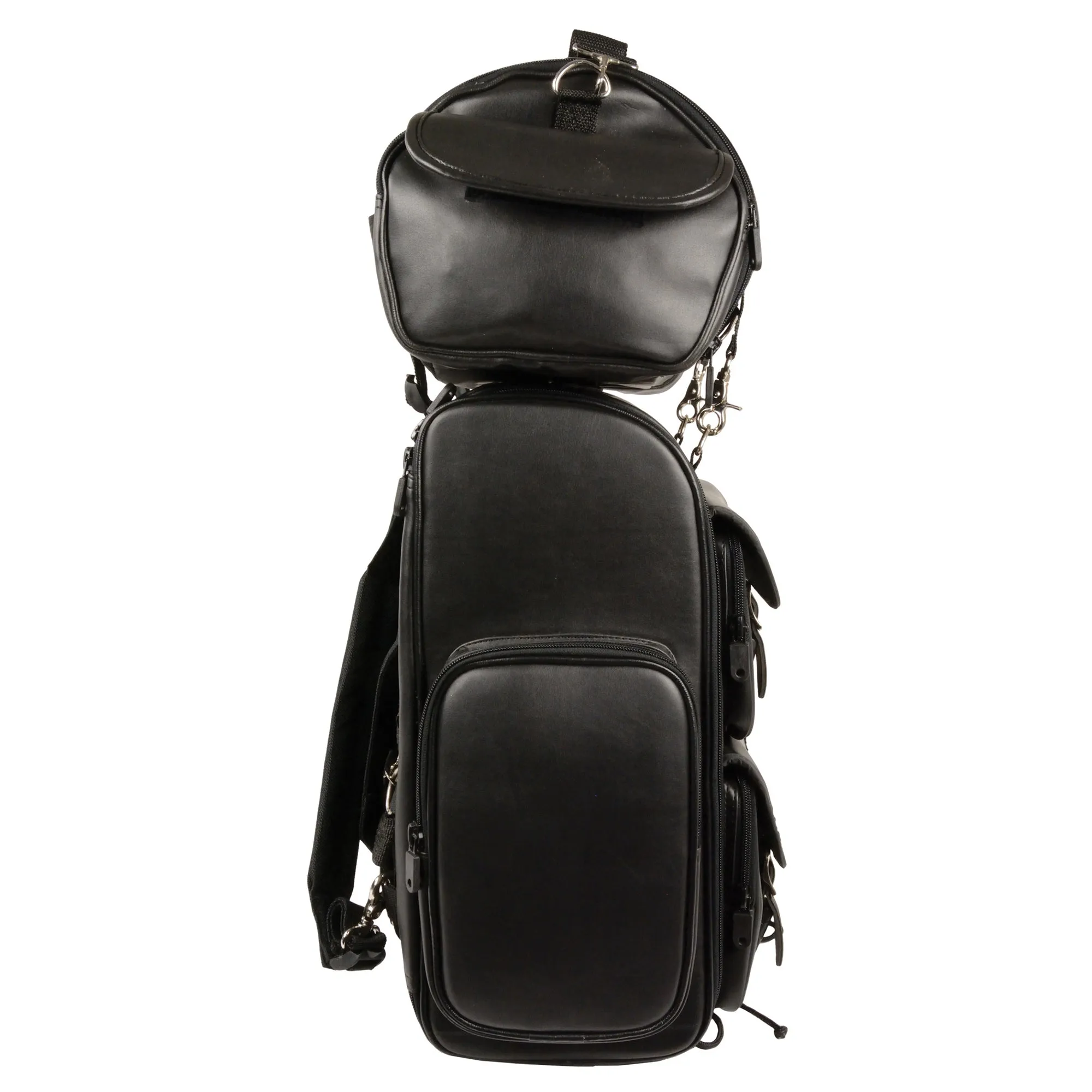 Extra Large Two Piece PVC Touring Pack w/ Reflective Piping (14X17X7)