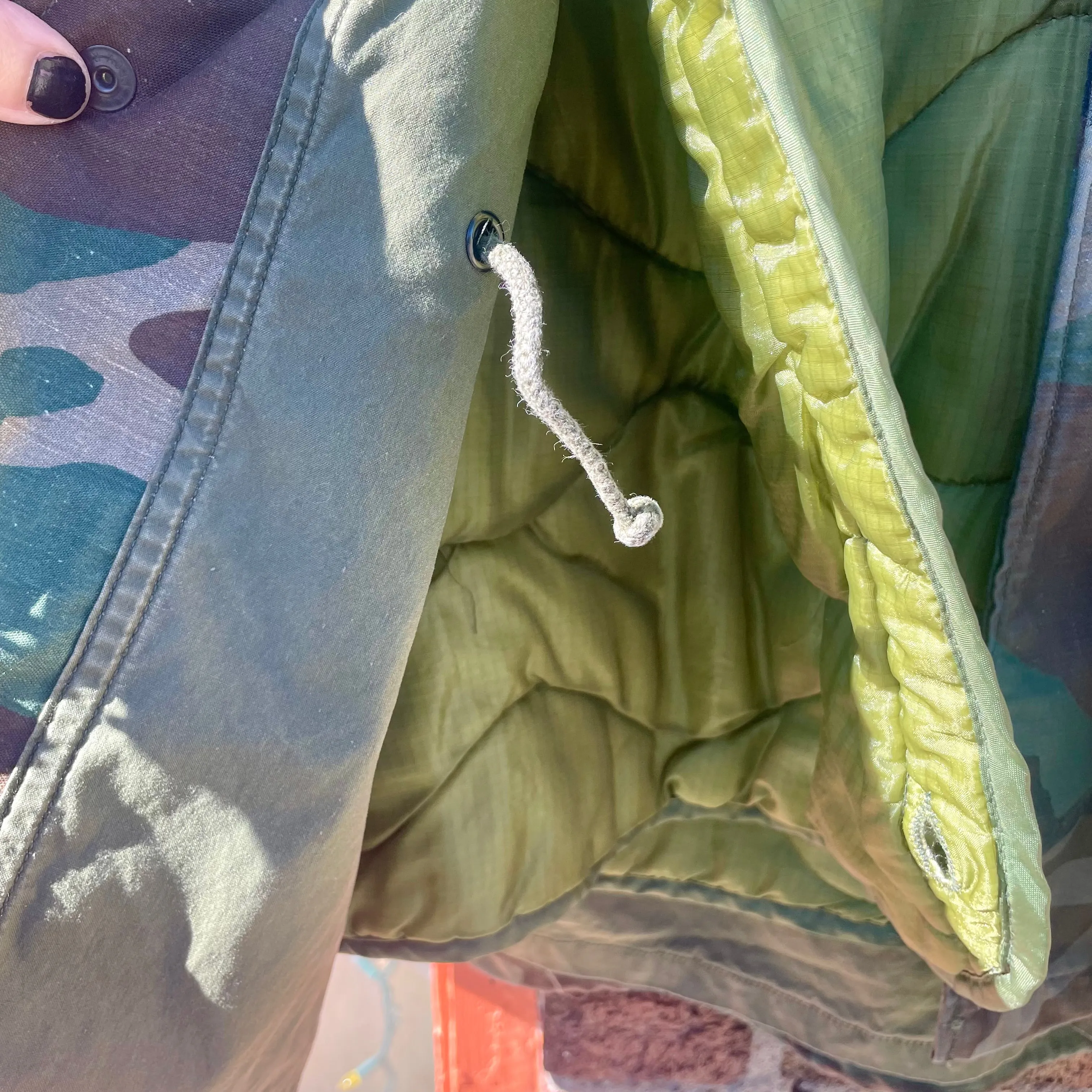 Field Camo Cold Weather coat w/ lining