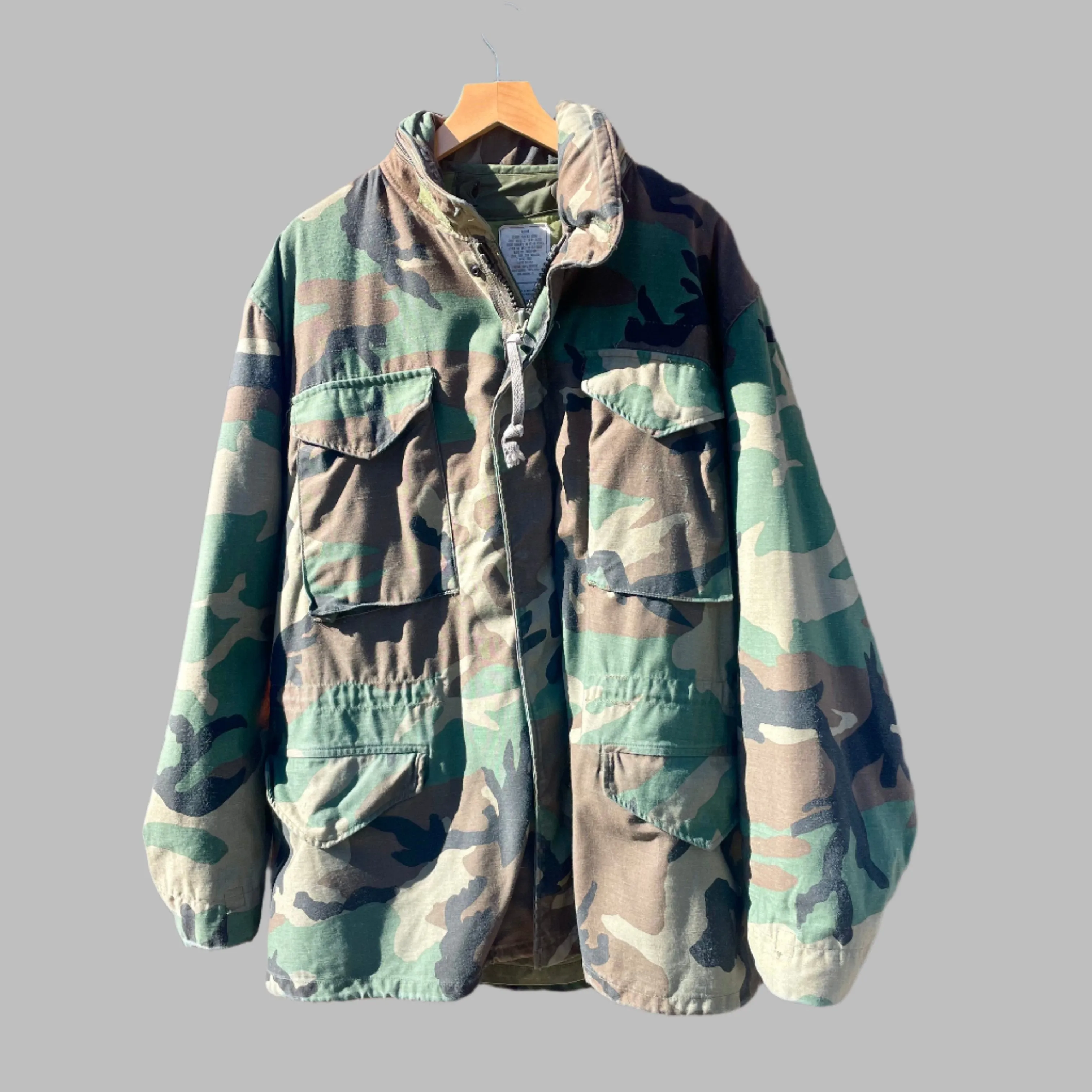 Field Camo Cold Weather coat w/ lining