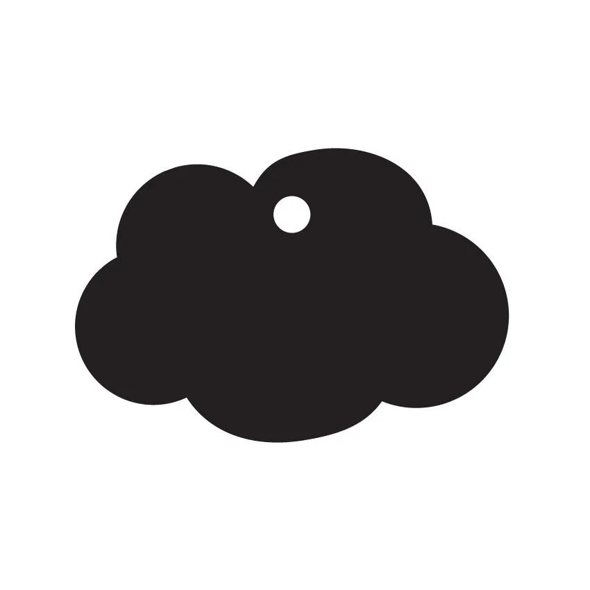 Fluffy Cloud Charms - 5 Pairs