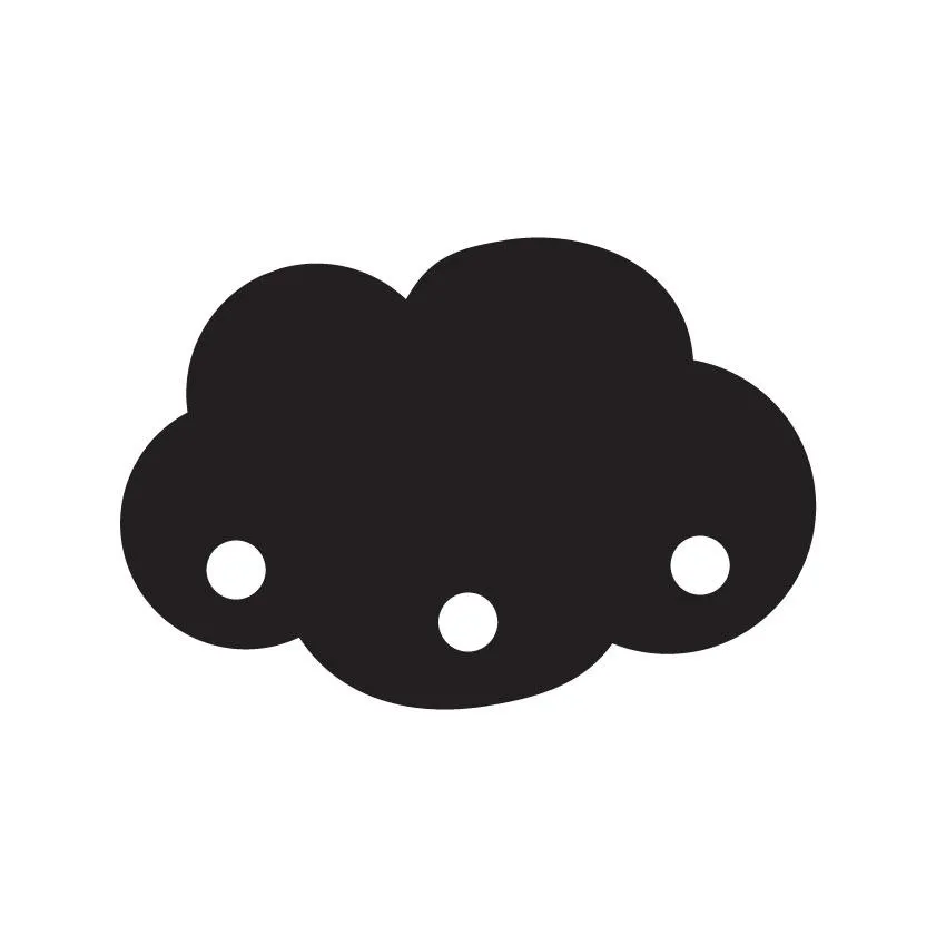 Fluffy Cloud Charms - 5 Pairs
