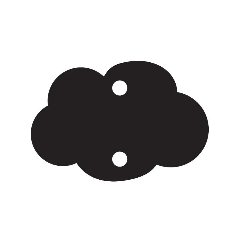 Fluffy Cloud Charms - 5 Pairs