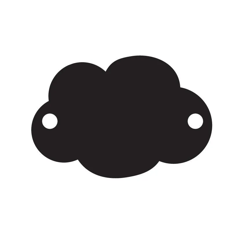 Fluffy Cloud Charms - 5 Pairs