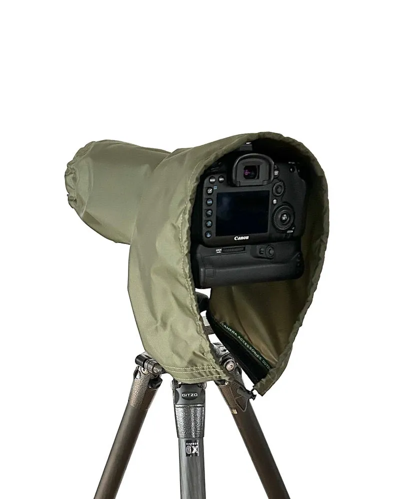 For CANON lens Range  Waterproof Camera Lens Rain SET Cover, Cap & Pouch