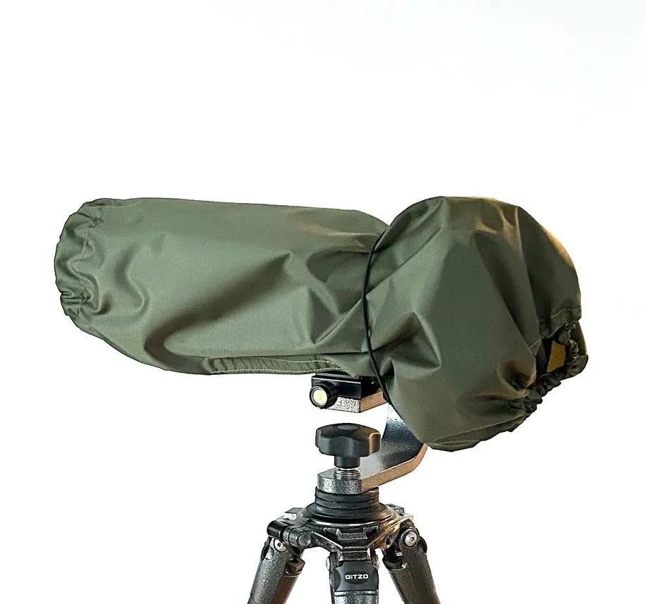 For CANON lens Range  Waterproof Camera Lens Rain SET Cover, Cap & Pouch