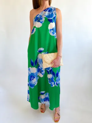 Glena Floral Pleated Dress