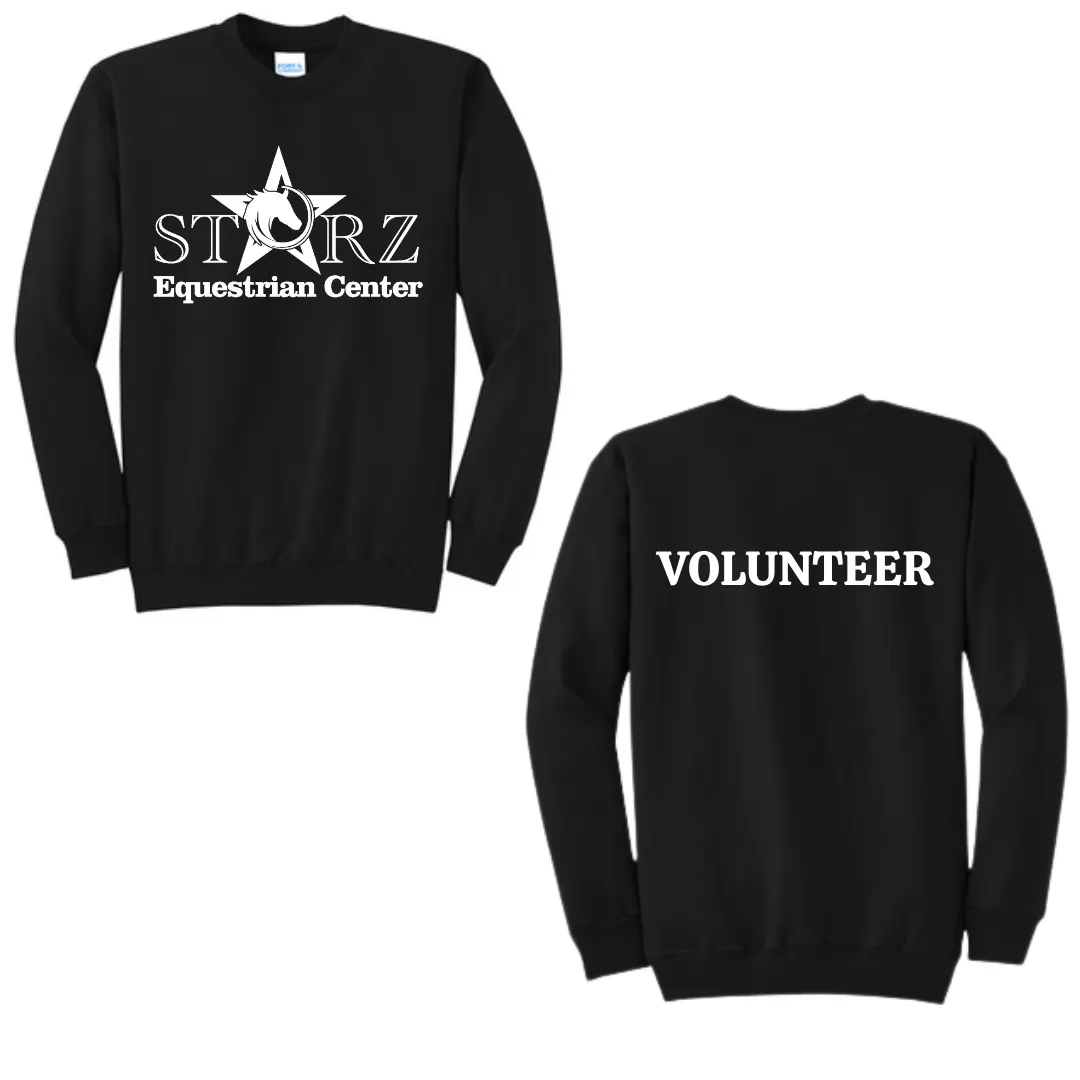 Glitter Starz Equestrian Center Black Crewneck Sweatshirt