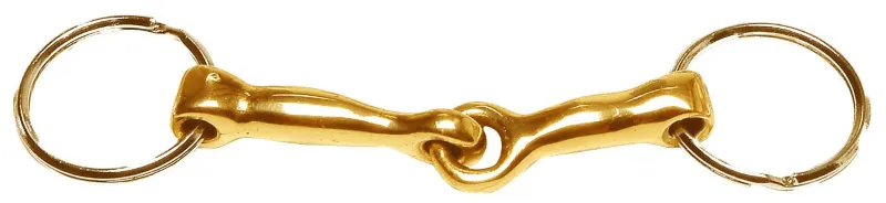 Gold Snaffle Key Ring