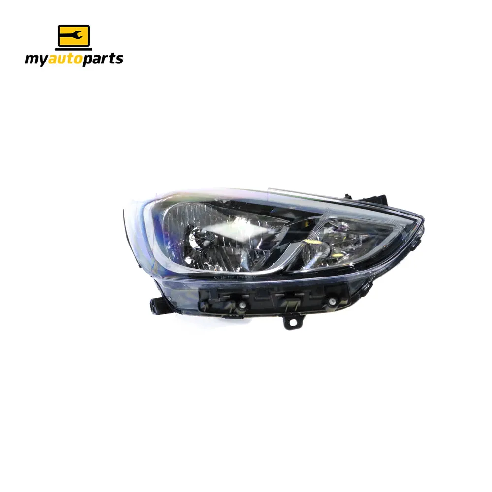 Halogen Head Lamp Drivers Side Certified Suits Hyundai Accent RB 2013 to 2017