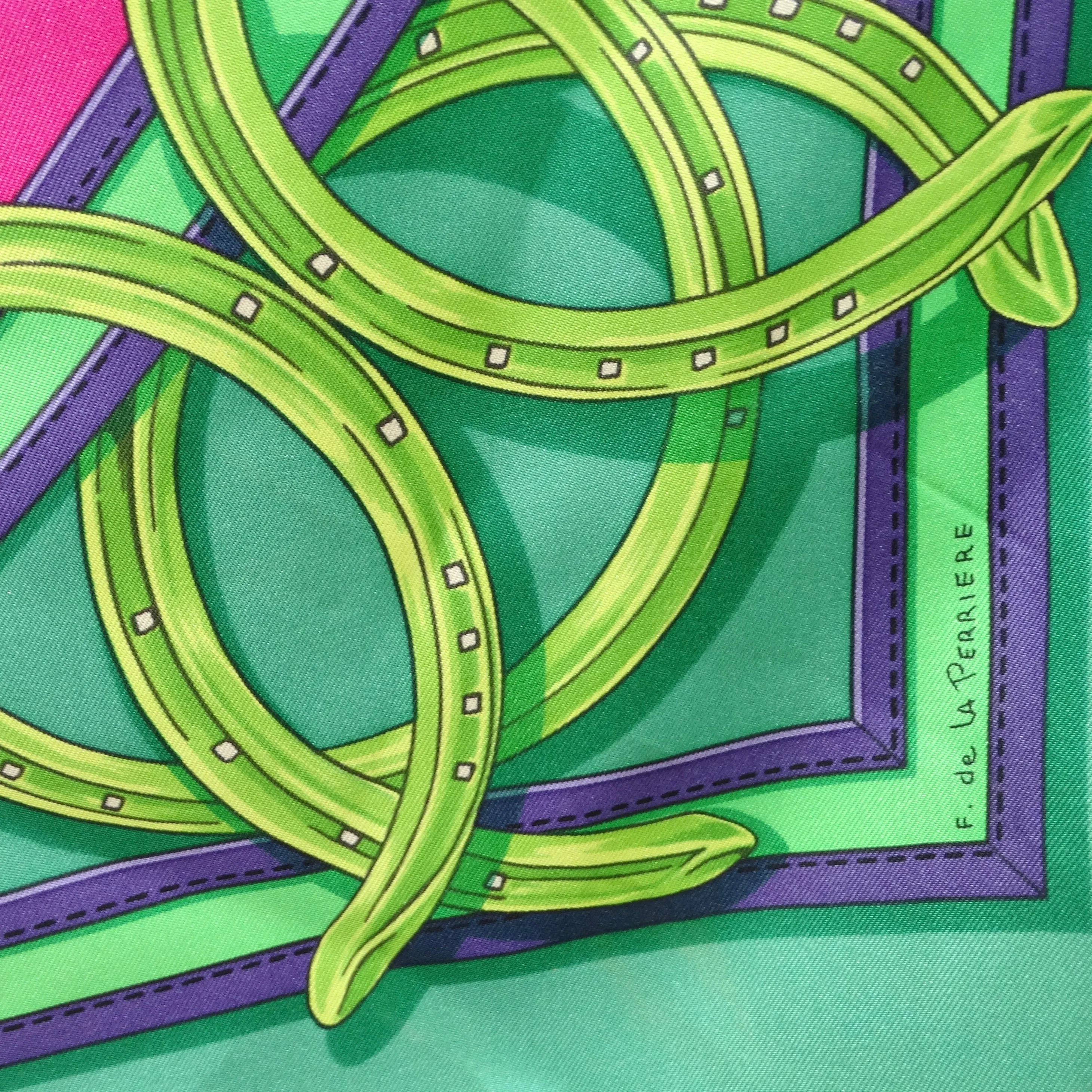 Hermès La Ronde Des Jockeys Silk Scarf