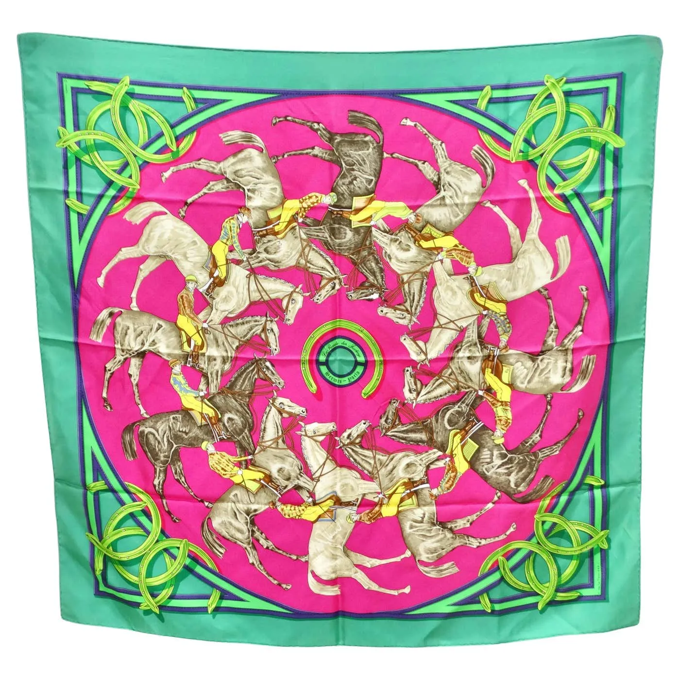 Hermès La Ronde Des Jockeys Silk Scarf