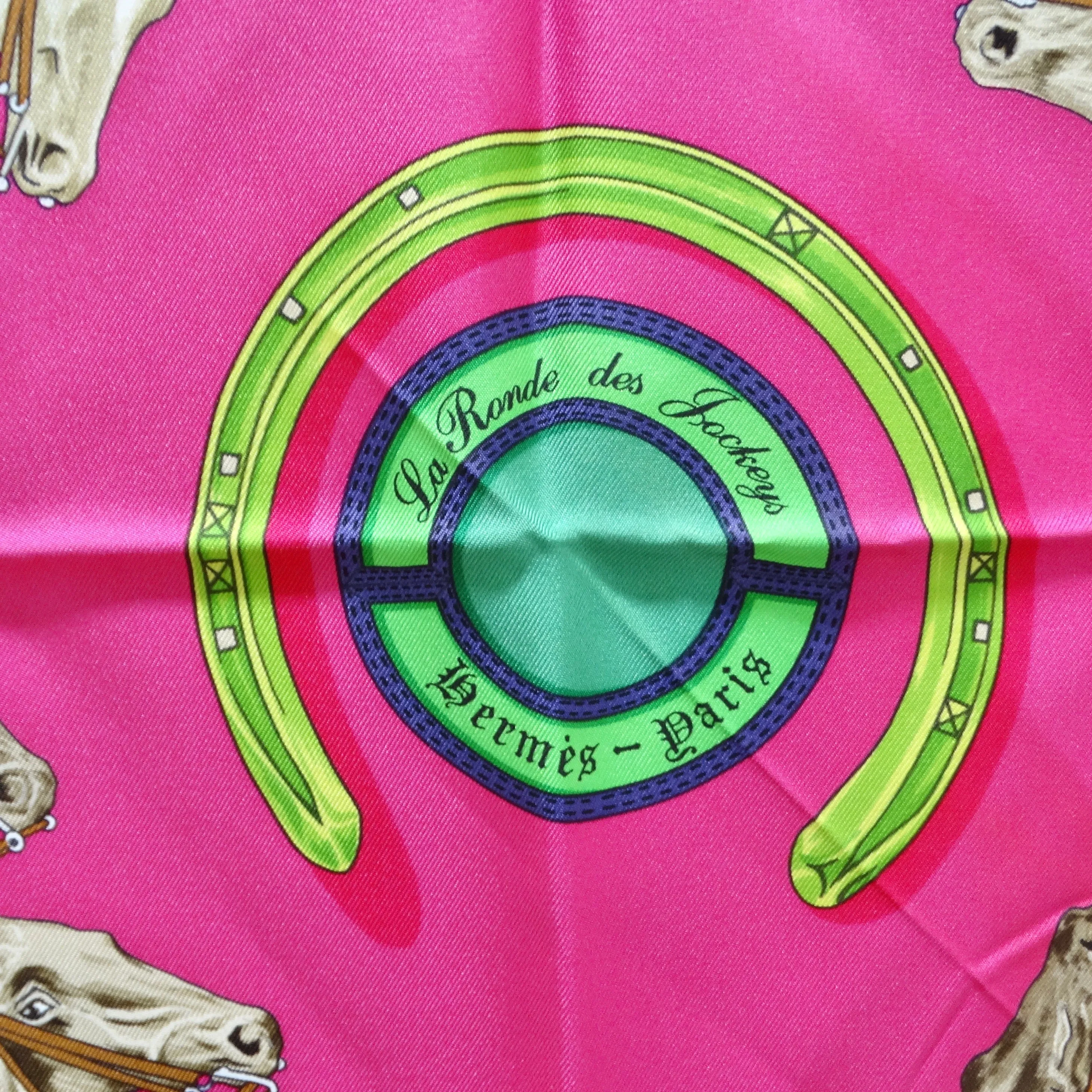 Hermès La Ronde Des Jockeys Silk Scarf