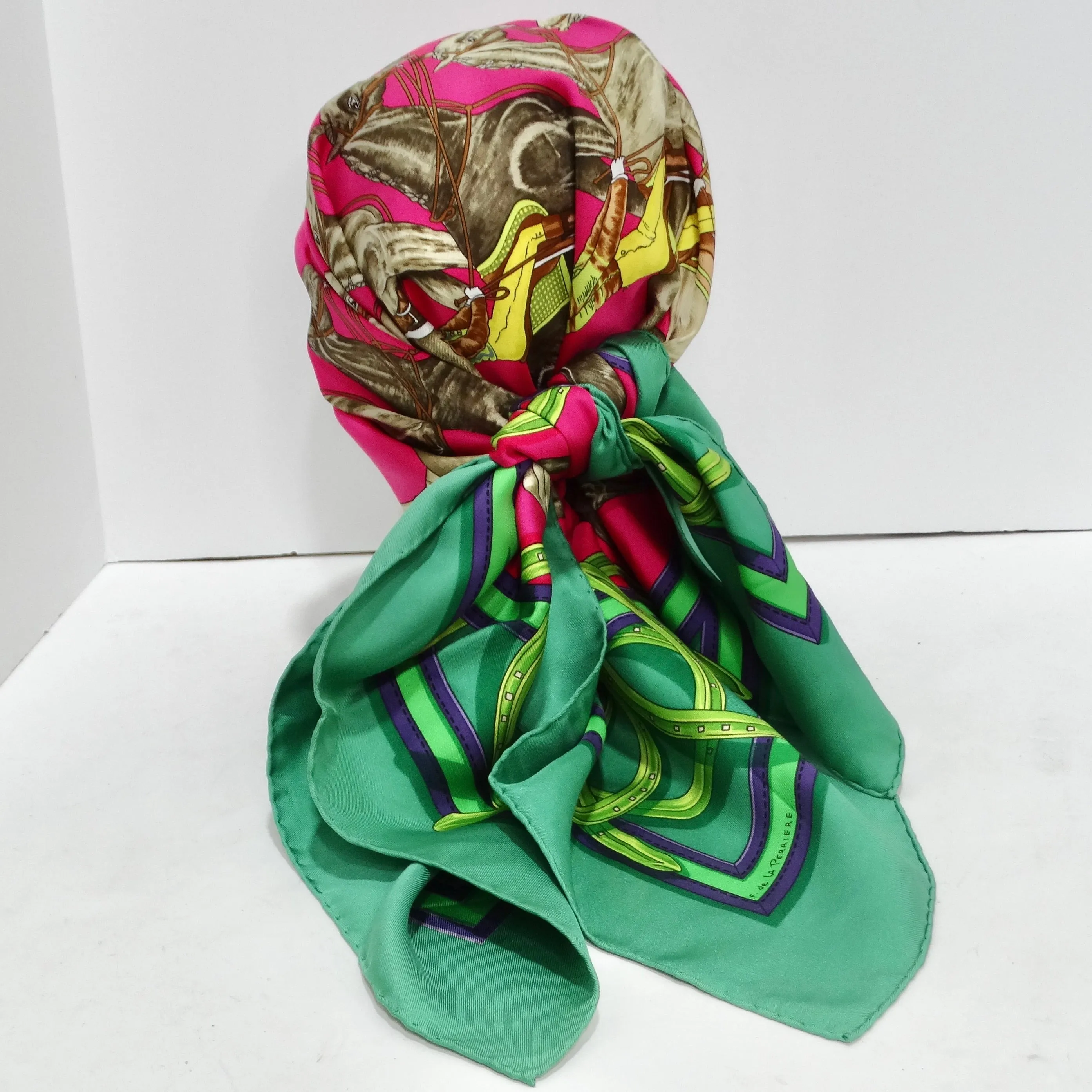 Hermès La Ronde Des Jockeys Silk Scarf