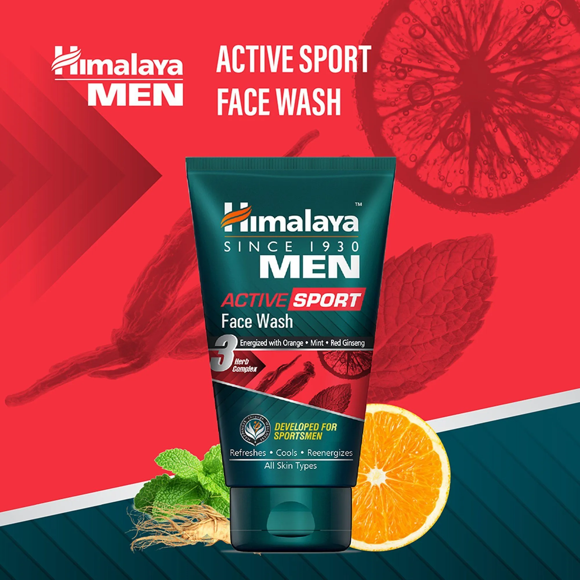 Himalaya Men Active Sport Face Wash