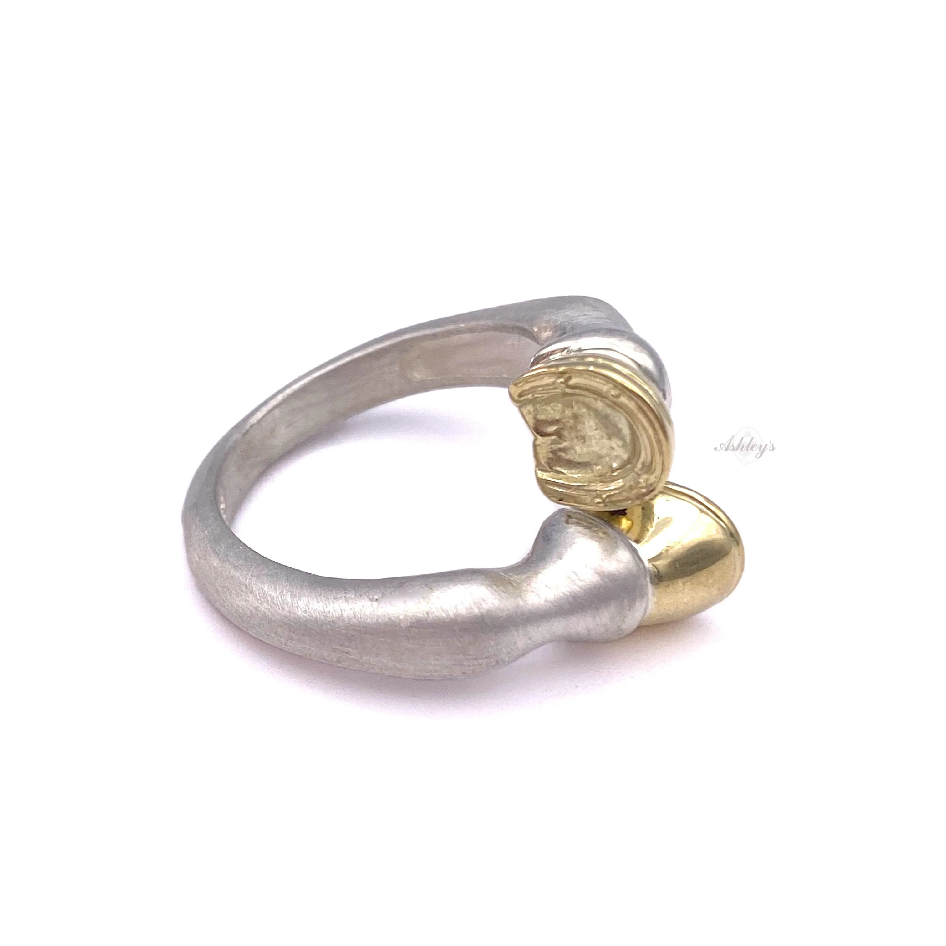 Horse Hoof Ring, 18k & Sterling