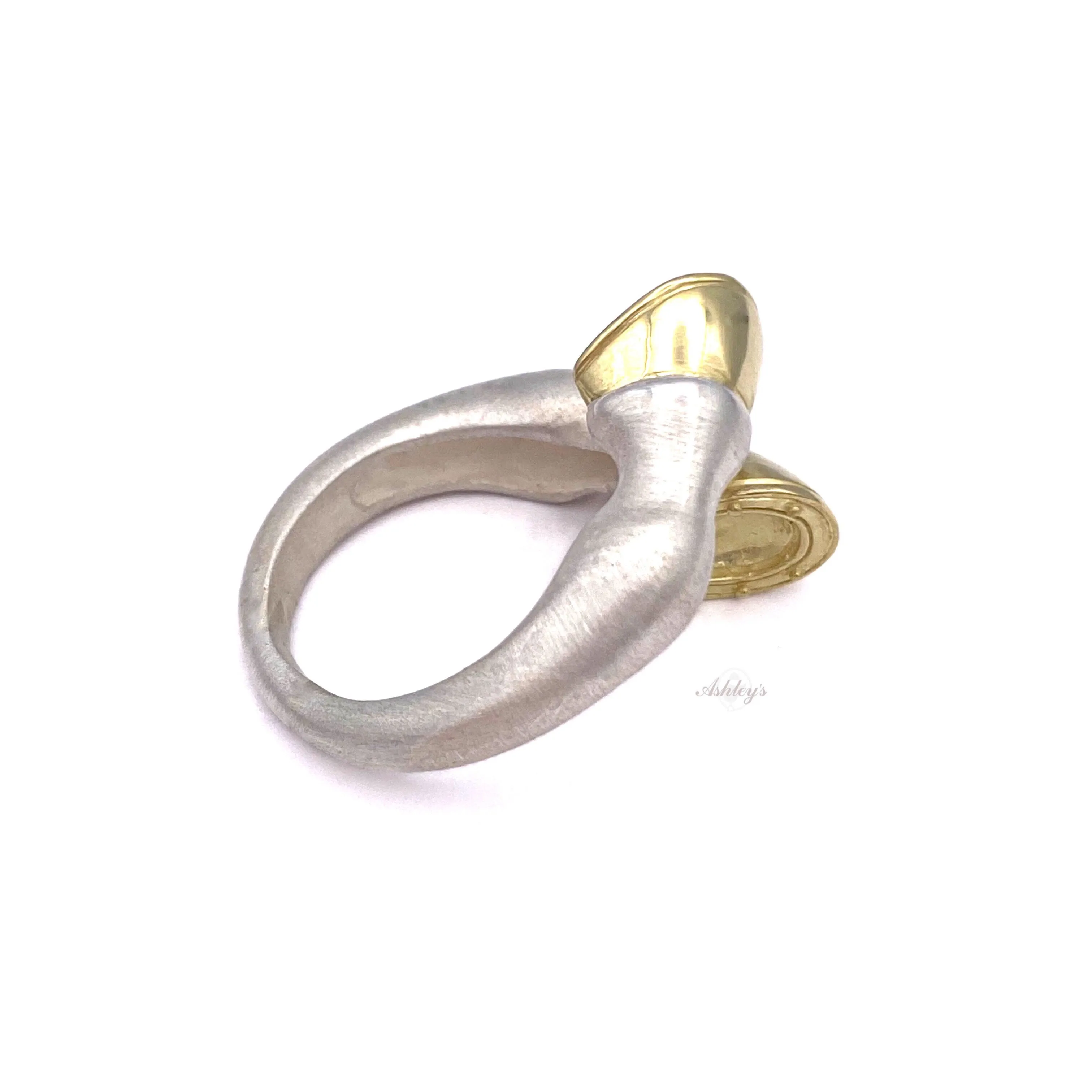 Horse Hoof Ring, 18k & Sterling