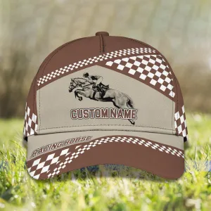Horse Riding- Personalized Name Cap -Loop- Hd98 30