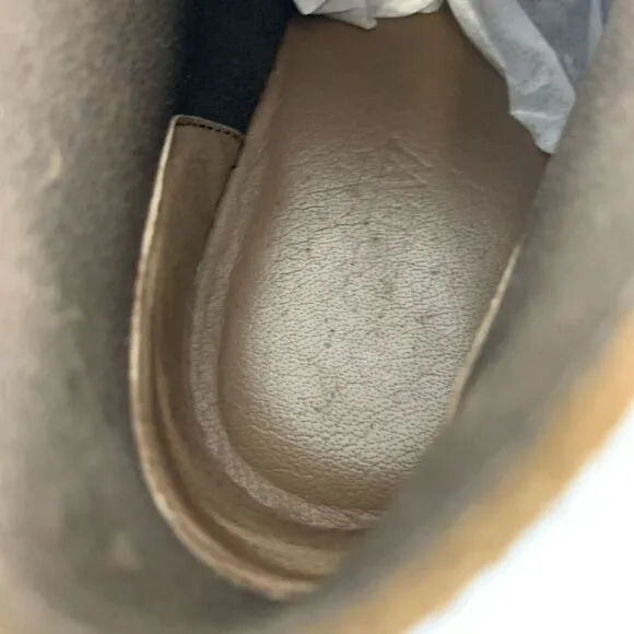 J Crew MacAlister Chukka Boot Brown Suede Lace Up Ankle Crepe Sole Mens 8 H Wide