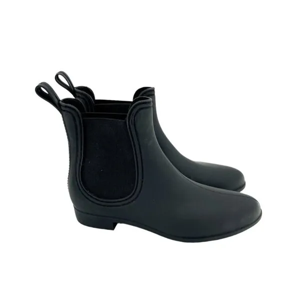 JC Play Jeffrey Campbell Ankle Rubber rain Boots Forecast Chelsea SZ 8 New