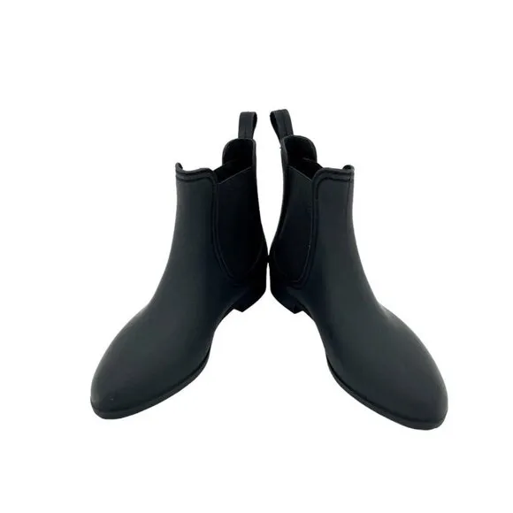 JC Play Jeffrey Campbell Ankle Rubber rain Boots Forecast Chelsea SZ 8 New