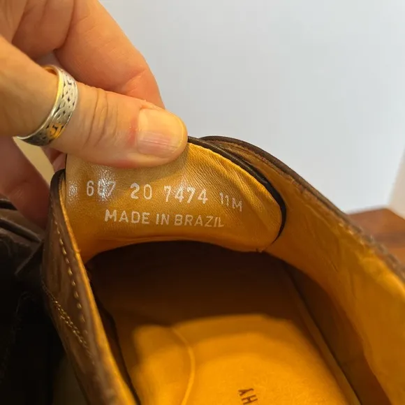Johnston &amp; Murphy Nubuck Leather Chukka Boot Sz 11 Brown