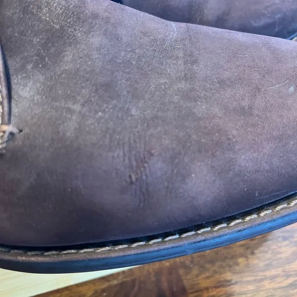 Johnston &amp; Murphy Nubuck Leather Chukka Boot Sz 11 Brown
