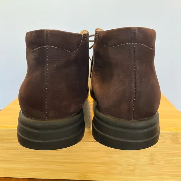 Johnston &amp; Murphy Nubuck Leather Chukka Boot Sz 11 Brown