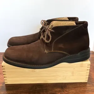 Johnston &amp; Murphy Nubuck Leather Chukka Boot Sz 11 Brown