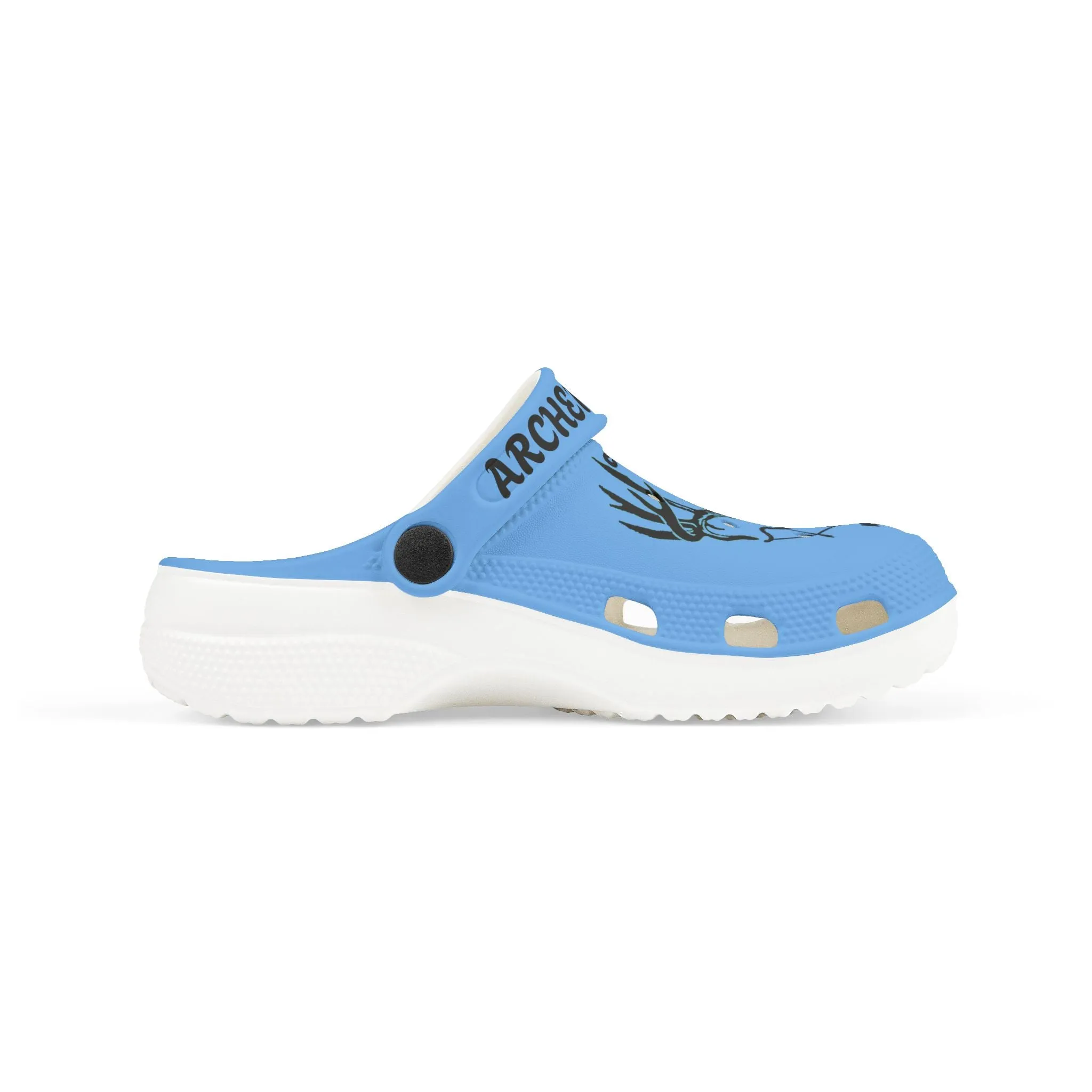 Kids' Archery Theme EVA Foam Clogs - Fun & Comfortable Footwear for Young Athletes