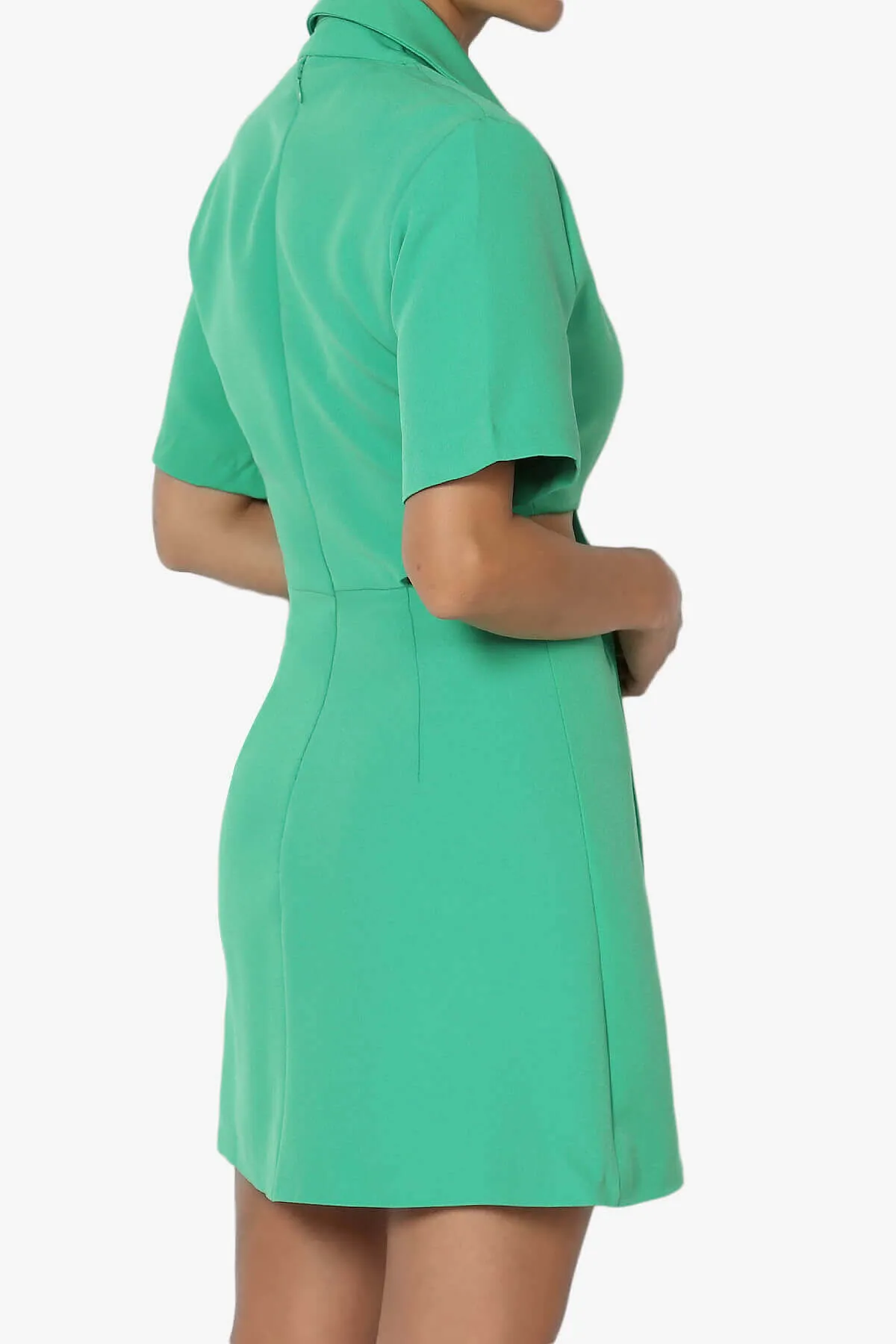 Leticia Twist Cut Out Mini Blazer Dress
