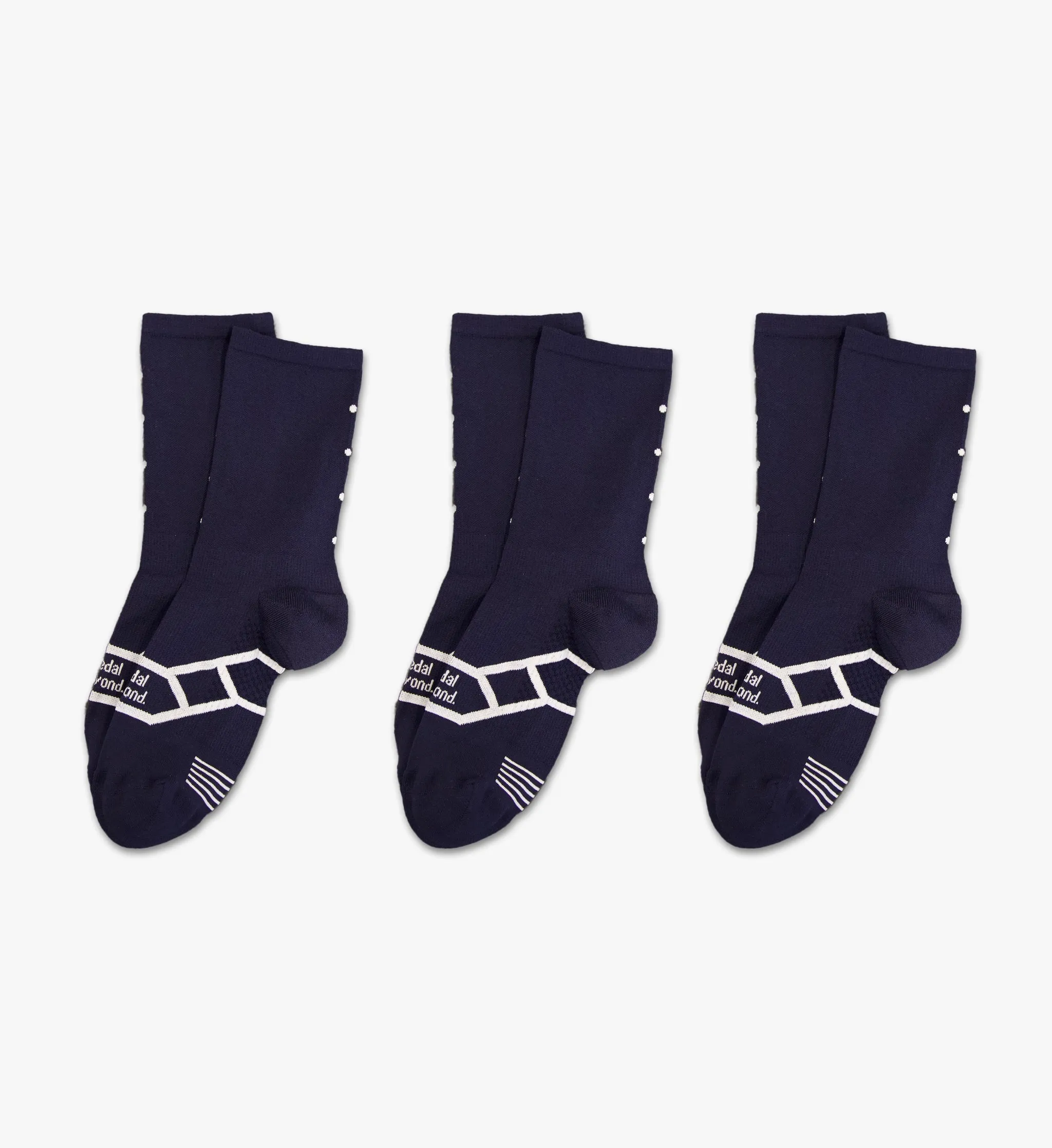 Lightweight / 3 Pack Socks - Navy