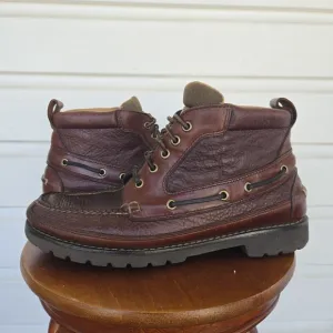 L.L. Bean Vintagr  Allagash Bisom Handsewn Chukka Boots