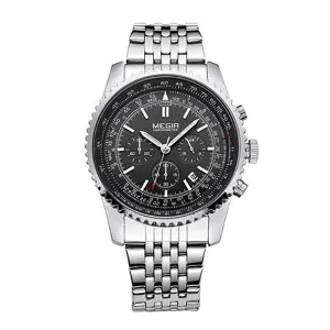 MEGIR Mens Watch with Stainless Steel Band