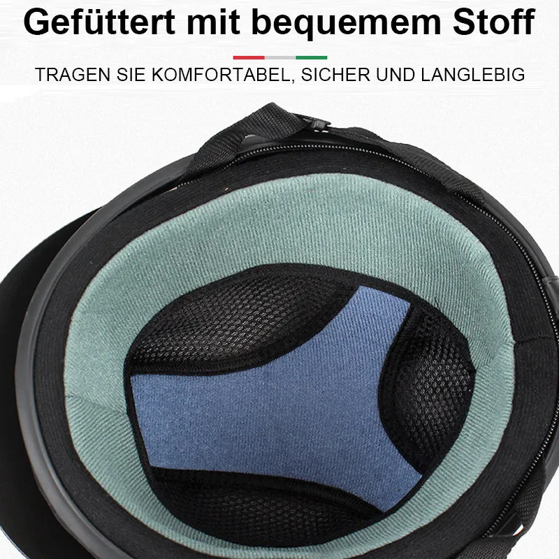 Motorradhelm mit Schutzbrille
