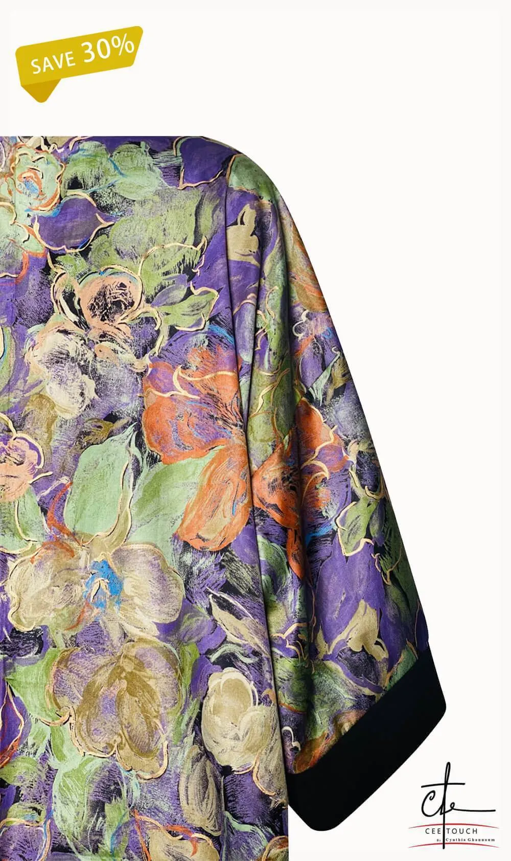 Multicolored Double Faced Brocade Kimono