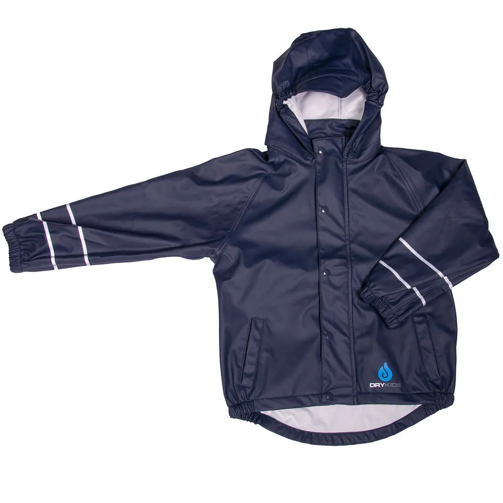 Navy Waterproof Jacket & Dungaree Set