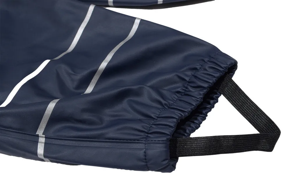 Navy Waterproof Jacket & Dungaree Set