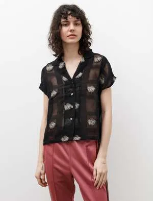 Needles' French Sleeve Blouse - CU/C/N/PE Oriental Lame Jq.