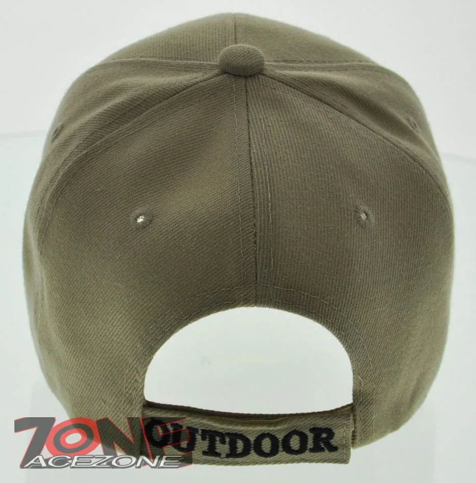 NEW! KISS MY BASS OUTDOOR SPORT FISHING CAP HAT TAN