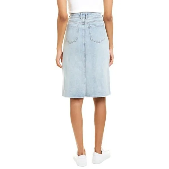 NEW NYDJ Denim Skirt Destructed Radiance 12