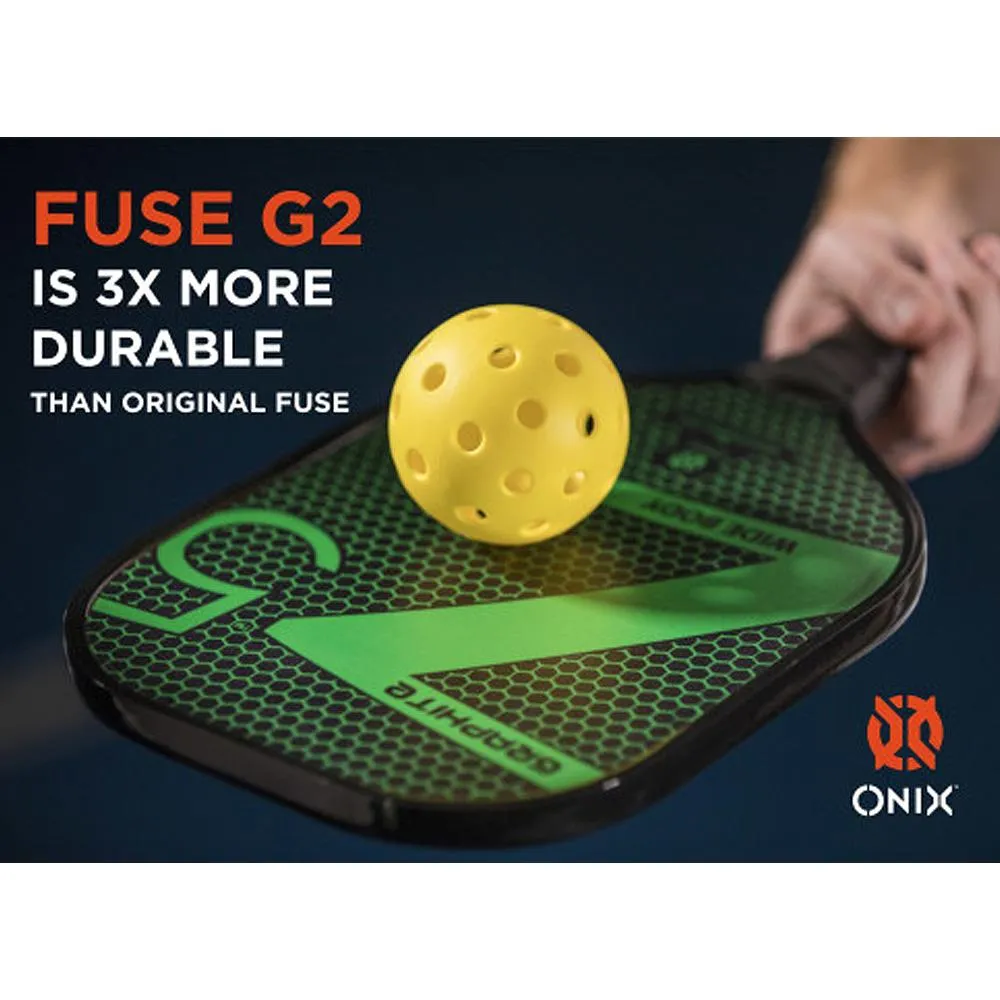 Onix Pickleball Fuse G2 Outdoor Single - Yellow