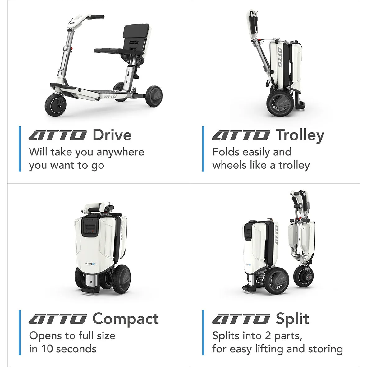 Open Box ATTO Mobility Scooter