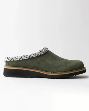 Original Suede Clogs in Olive